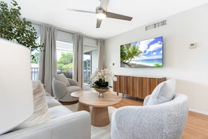 TV connectée, cheminée