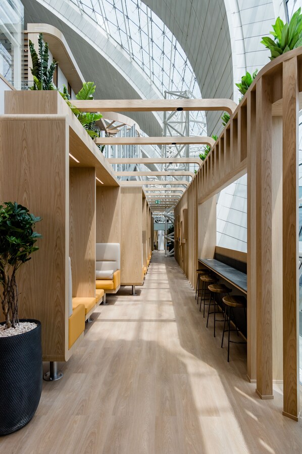Sala de estar en el lobby