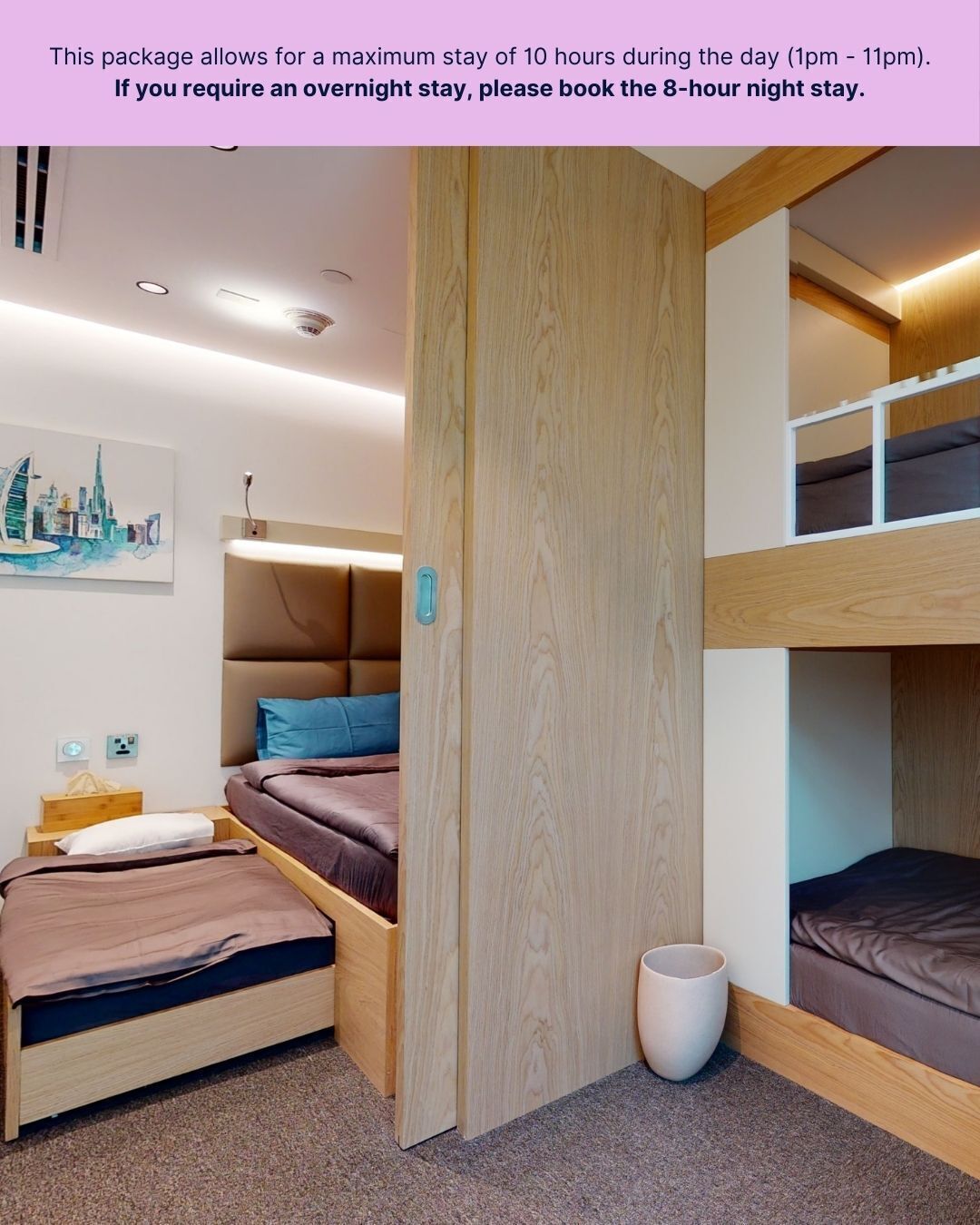 laptop workspace, free wifi, bed sheets