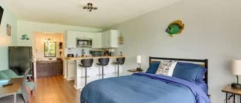 2 soverom og memory foam-senger