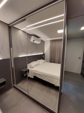 1 habitación, ropa de cama de alta calidad y cortinas blackout 