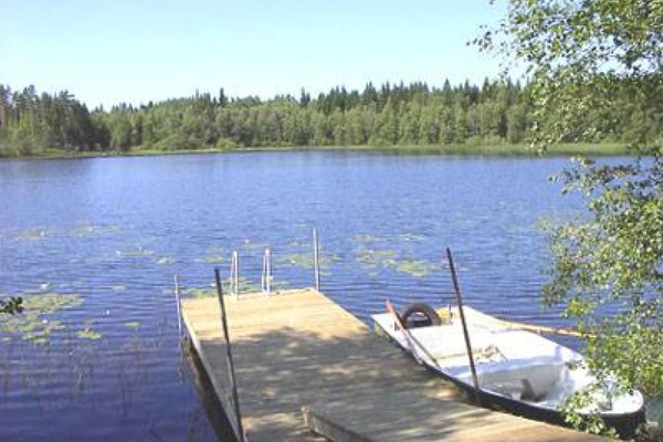 footbridge and boat