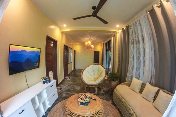 Familienvilla, 3 Schlafzimmer, Strandblick, am Strand (Three-Bedroom Beachfront Villa) | Innenbereich