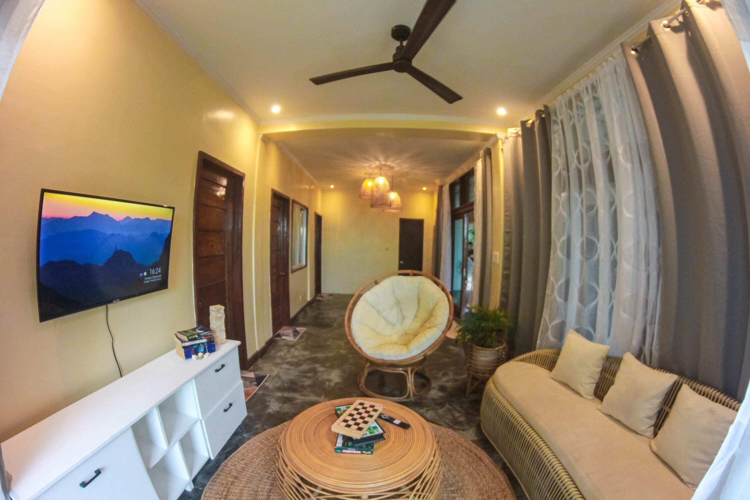 Familienvilla, 3 Schlafzimmer, Strandblick, am Strand (Three-Bedroom Beachfront Villa) | Innenbereich