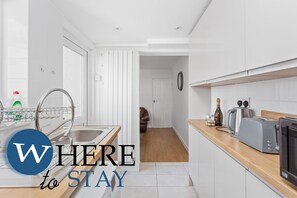 Design-Apartment, eigenes Bad | Gemeinschaftsküche