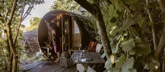 Comfortable guest house with sauna, Nordic bath and natural swimming pool.