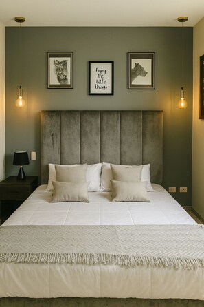 3 habitaciones, escritorio, tabla de planchar con plancha y wifi gratis 