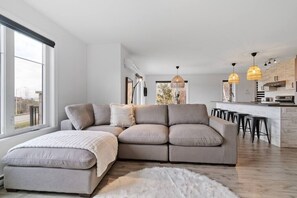 Fernseher, Kamin