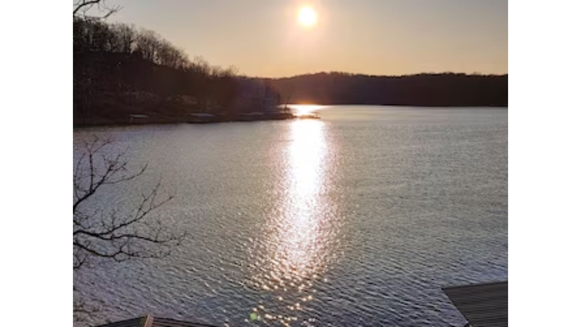 Located in a quiet cove with a view of the main channel.