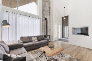 TV, fireplace - Initial | Soeur No1 | MSA (Saint-Ferréol-les-Neiges)