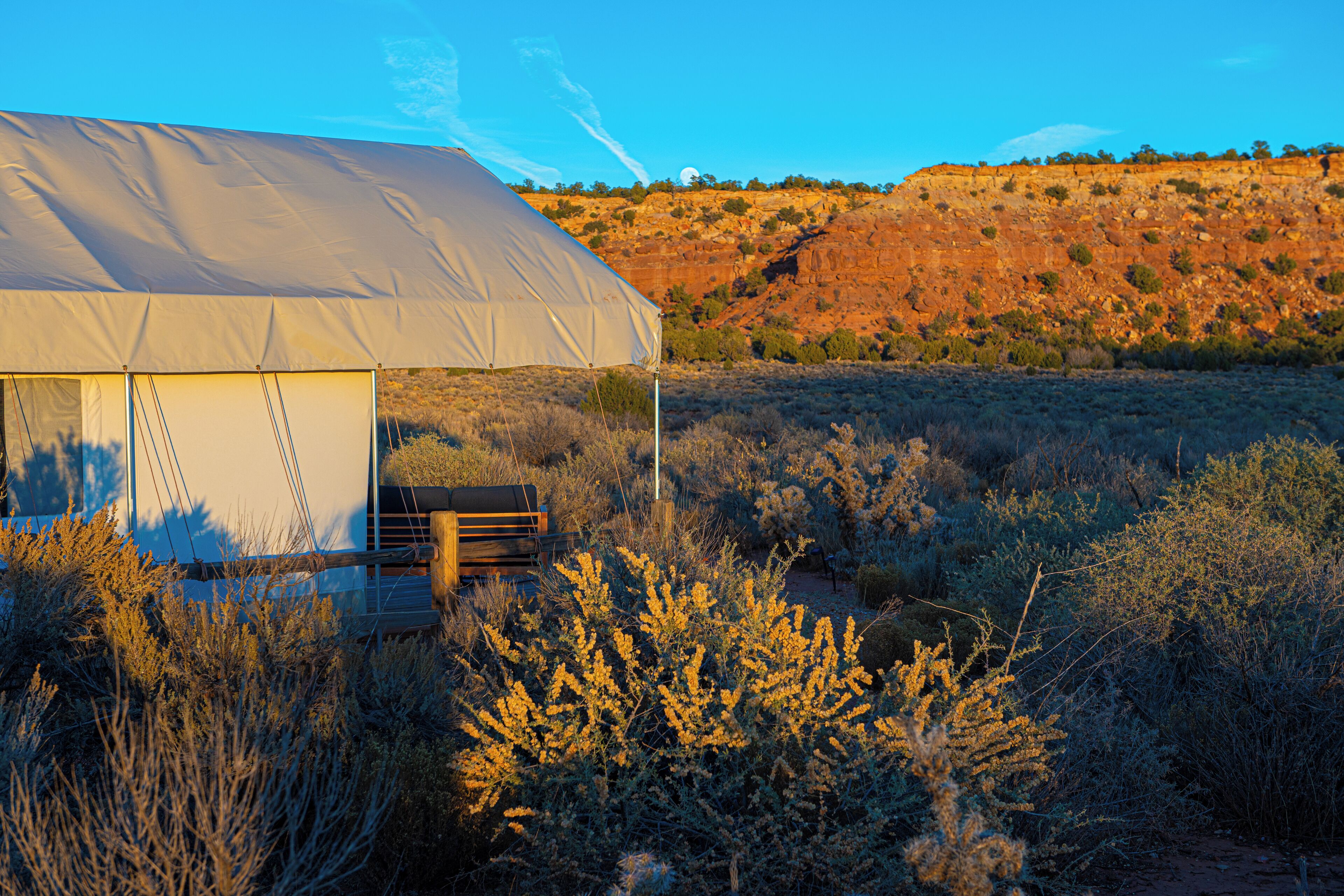 The Escalante Tent | Ausblick vom Zimmer