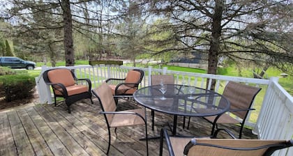 Spacious and comfortable home. Outside deck.