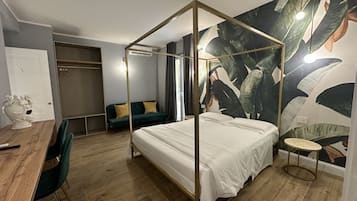 Frette Italian sheets, premium bedding, down duvets, memory-foam beds