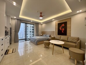 Standard Studio | Living area - Vinhomes Dcapitale Tran Duy Hung (Hanoi)
