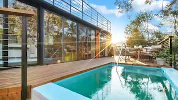 Lyxstuga - husdjur tillåtna - trädgård | Terrass/Patio