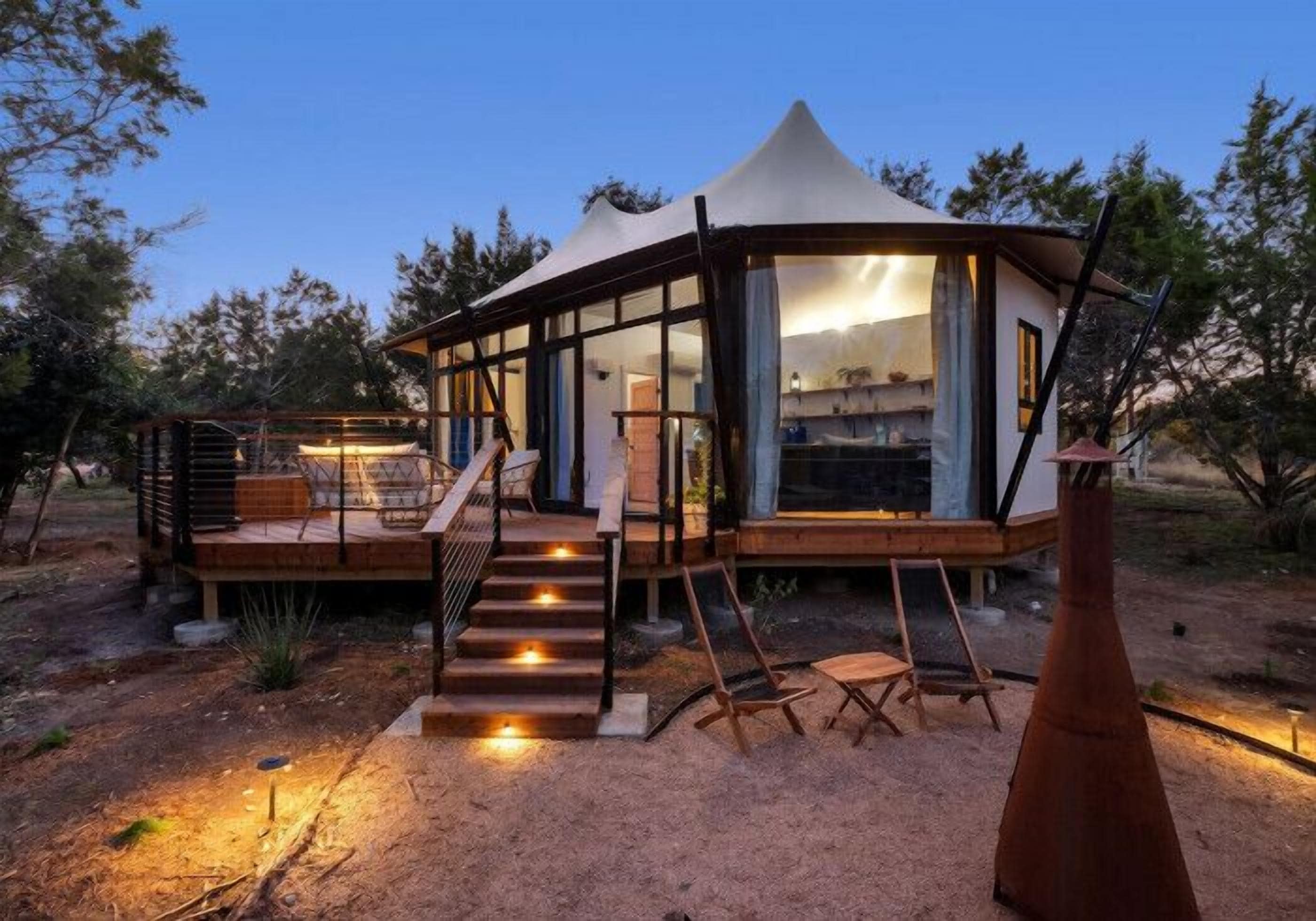 Luxury Tent, Garden Area | Terrace/patio