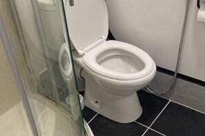 Shower, hair dryer, towels - Remarkable 1-bed Studio in London (London)