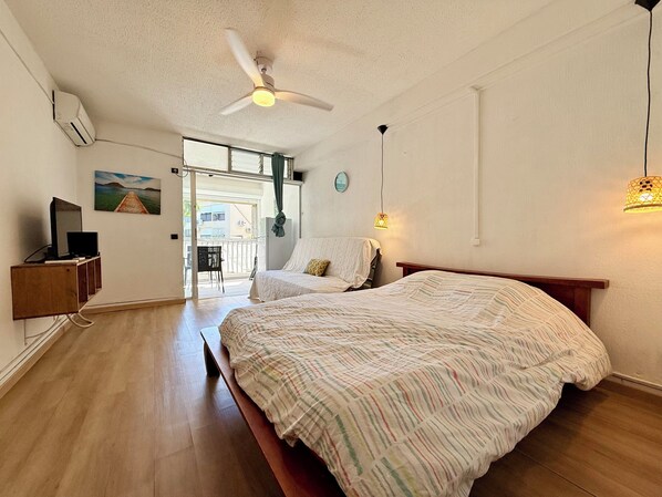 Iron/ironing board, free WiFi, bed sheets - Studio Lagon Bleu with swimming pool and independent entrance (Le Gosier)