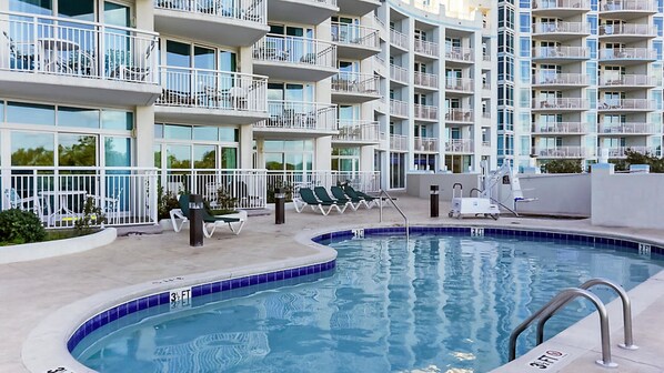 Indoor pool, outdoor pool