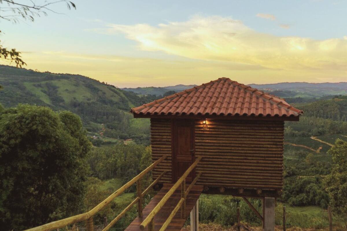 Cabana Suspensa Voo do Gavião | 1 camera, culla da viaggio, Wi-Fi gratuito, lenzuola