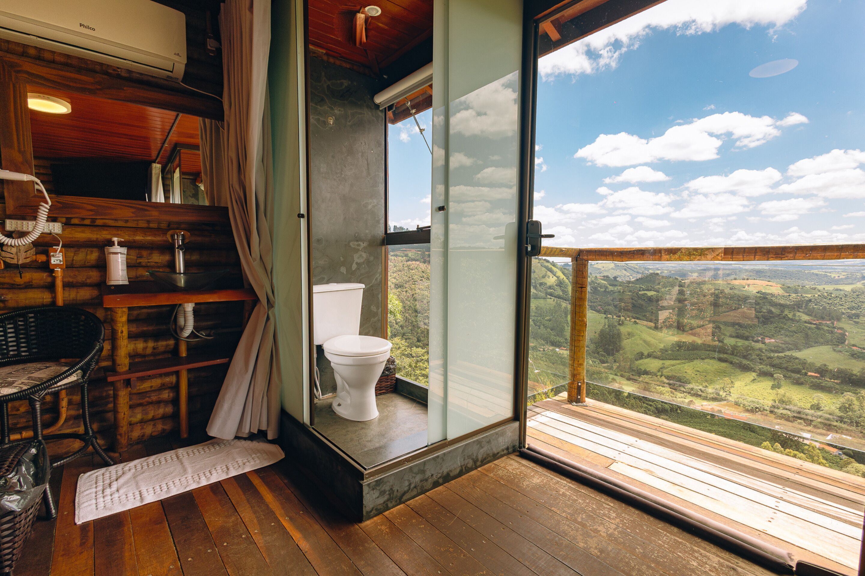 Cabana Suspensa Voo do Gavião | Kylpyhuone | Pyyhkeet, saippua, sampoo, vessapaperi