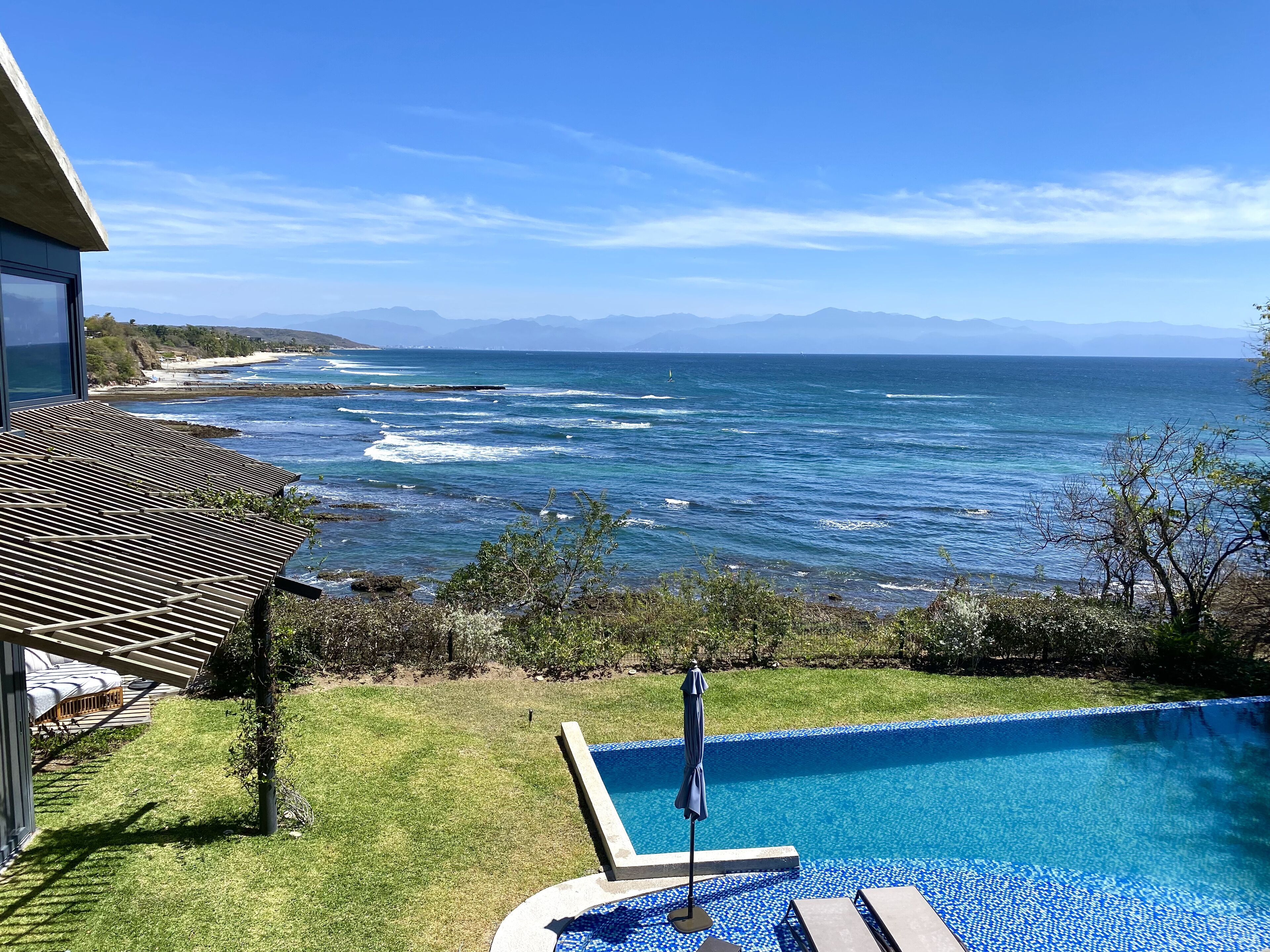 Piscine extérieure, piscine chauffée