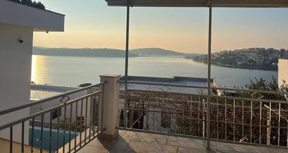 Apartments Sun Rogoznica - Apartment mit einem Schlafzimmer und Meerblick A2