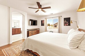 5 habitaciones y tabla de planchar con plancha 