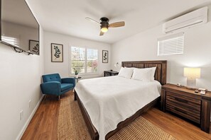 5 chambres, fer et planche à repasser