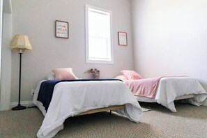 5 bedrooms, iron/ironing board, travel crib, WiFi