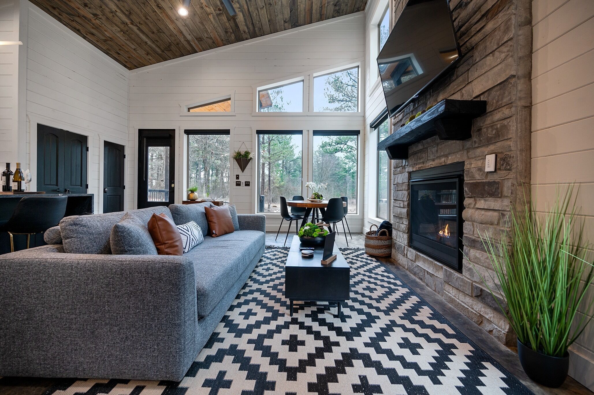 智能電視、壁爐