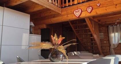 Chalet in massive beams, 14 people!