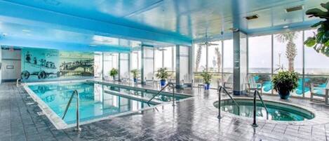 Indoor pool, a heated pool