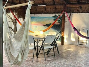 Outdoor dining - Casa Soho Holbox (Holbox)