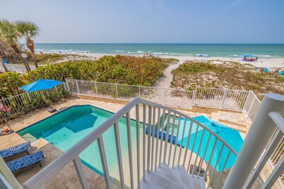 Beach Front Paradise is a Brand New Construction 7 Bedroom  with POOL and Hot tub sleeps 18