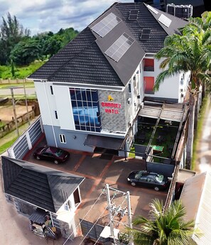 Façade de l’hébergement