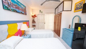 Design-Doppelzimmer zur Einzelnutzung, Gartenblick, zum Garten hin (Guara)