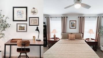 2 soveværelser, strygejern/strygebræt