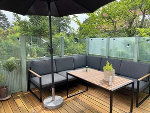 Outdoor dining - Cosy beach house close to the sea (Vejby)