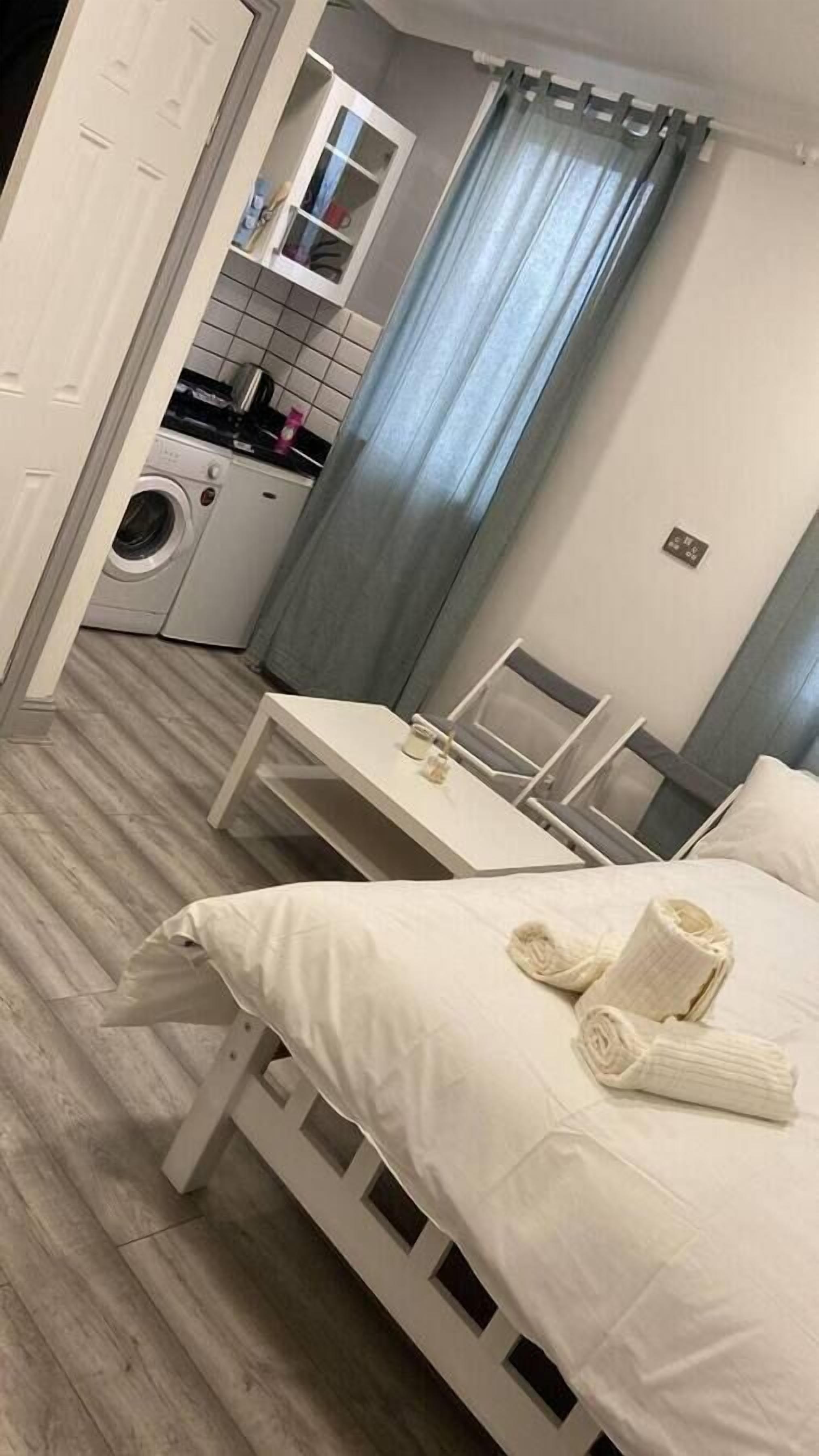 Een strijkplank/strijkijzer, wifi