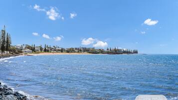 Beach nearby, white sand