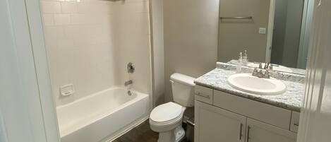 Towels, soap, toilet paper