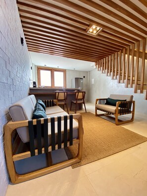 Premium Studio, 1 King Bed, Terrace, Partial Sea View | Private kitchen | Espresso maker - Mare Loft Praia  (Amontada)