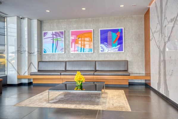 Lobby - Charming Flatiron 1BR w/ Gym, Doorman, near USQ, trains, by Blueground (Midtown)
