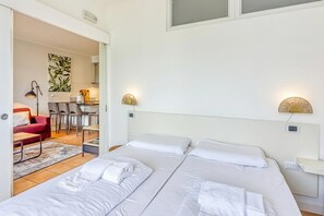 1 Schlafzimmer, Bügeleisen/Bügelbrett, kostenloses WLAN, Bettwäsche
