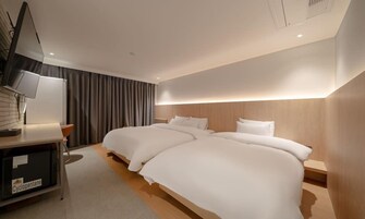 Habitación con 2 camas individuales | 1 dormitorio, decoración individual, mobiliario individual y wifi gratis