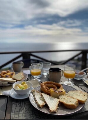 Panoramic Double Room, 1 Queen Bed, Sea View, Oceanfront | Terrace/patio