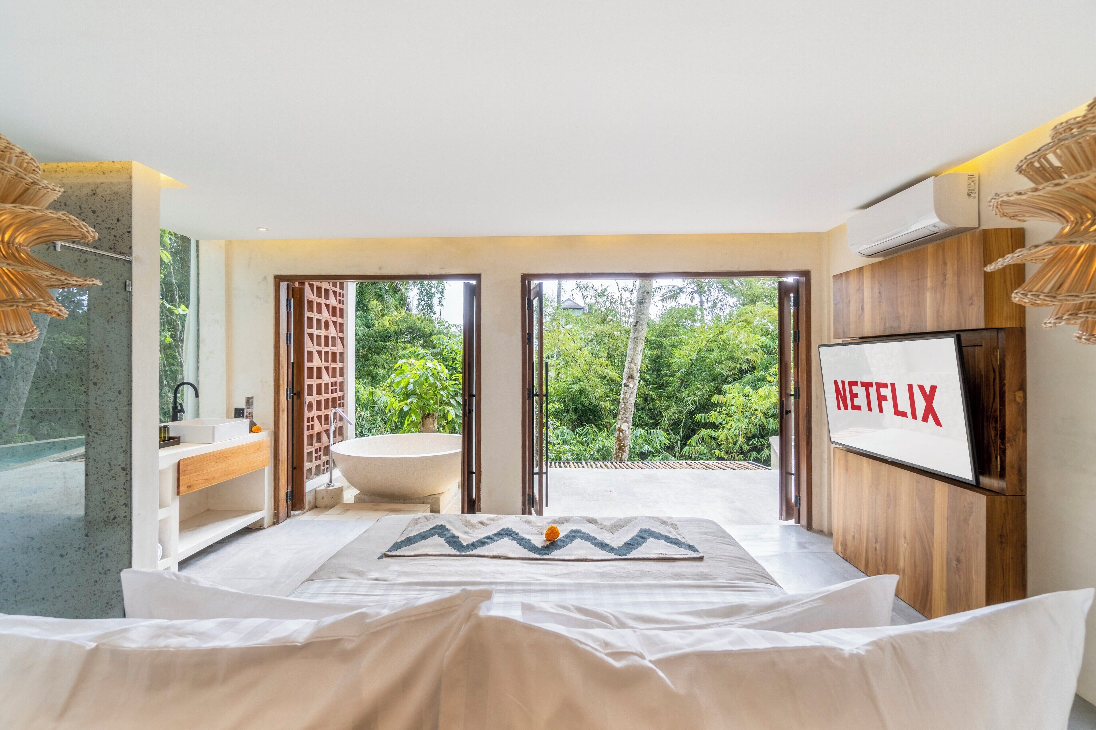 Jungle Room with Bathtub | Udsigt fra værelset