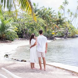 Private beach, white sand