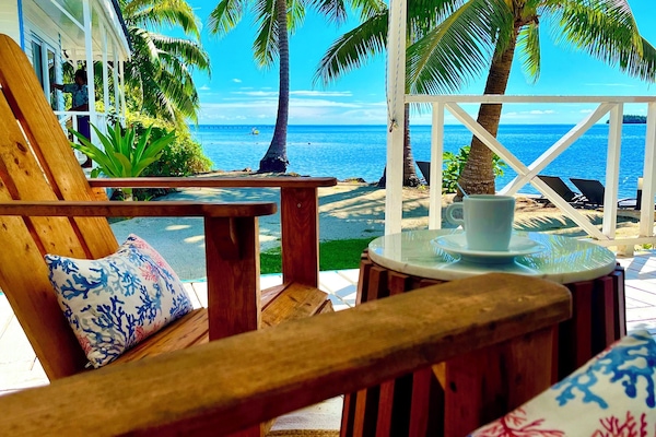 Lagoon Beach Bungalow | Select Comfort beds, minibar, in-room safe, individually decorated